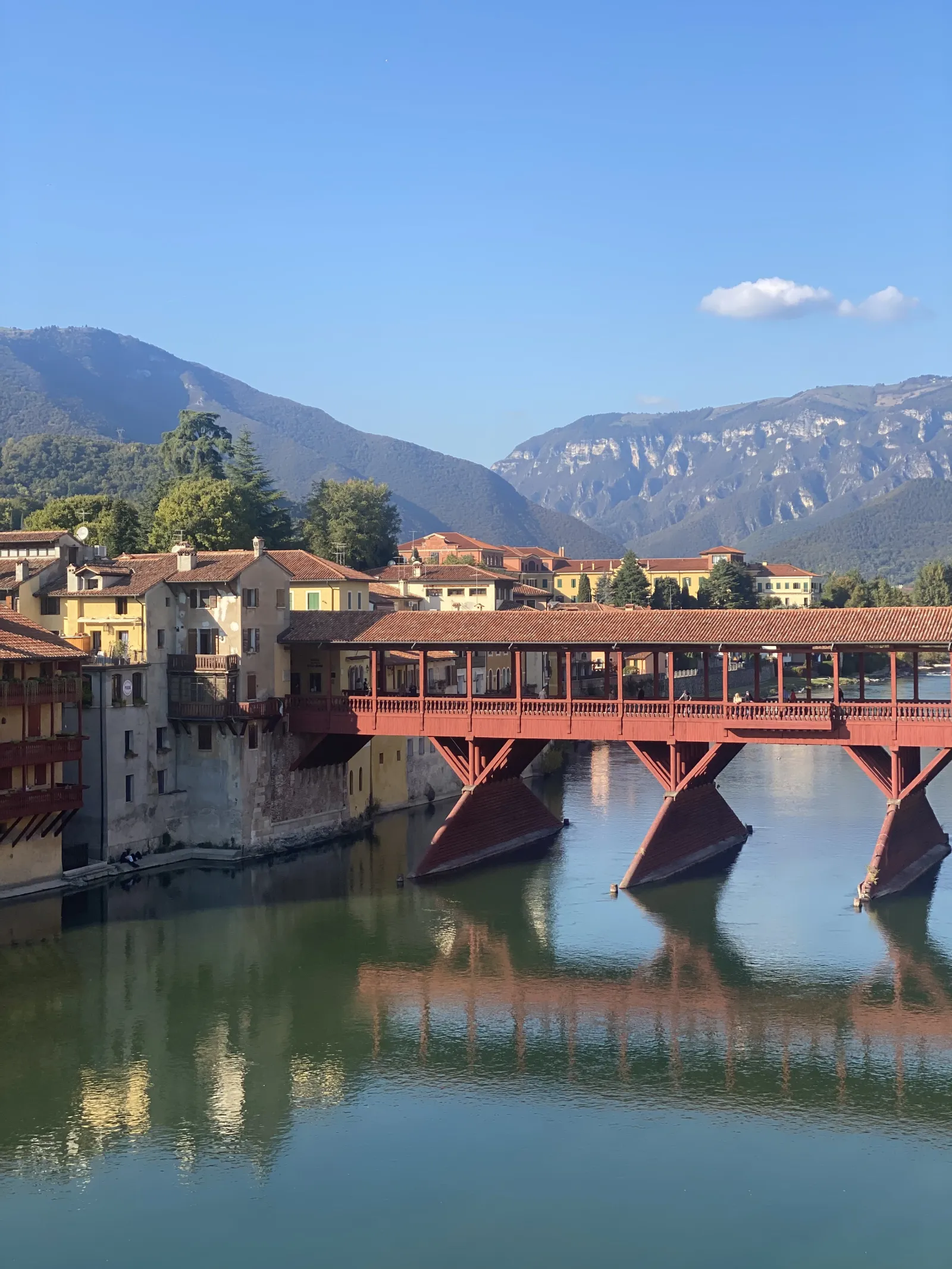 Ponte degli Alpini over the Brenta in Bassano del Grappa